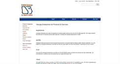 Desktop Screenshot of georgiaenterprises.com